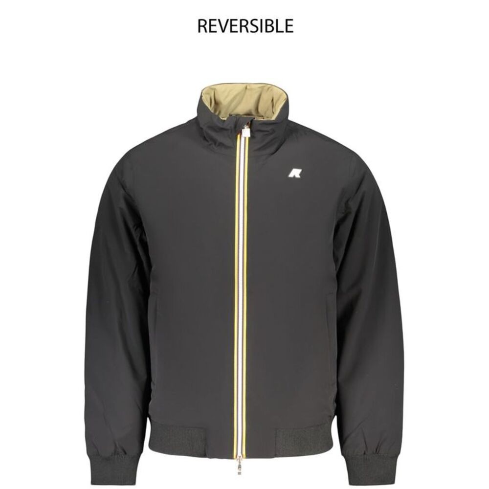 K-WAY Black Fabric Men's Men's Jacket